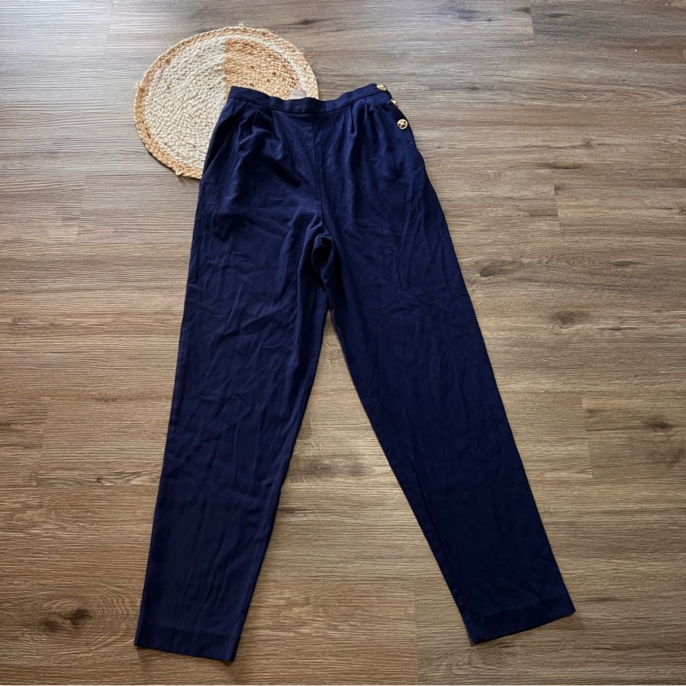 JO HARDIN Vtg Side Button Detail Trouser Pants